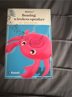Vivitar Floating Wireless Speaker - Pink Octopus